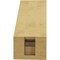 Ekena Millwork 3-inch W x 6-inch D x 6-inch H Pescadero Rough Cedar Woodgrain TimberThane Knee Brace, Primed BRCUR03X06X06PECRCPR - alternate 4